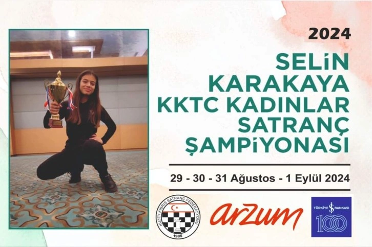 2024 KKTC Selin Karakaya Kadınlar Satranç Şampiyonası düzenleniyor