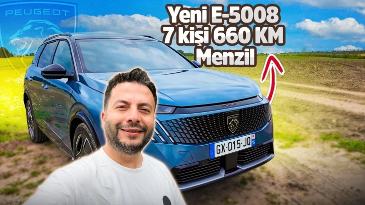 2024 Peugeot E-5008 test sürüşü!