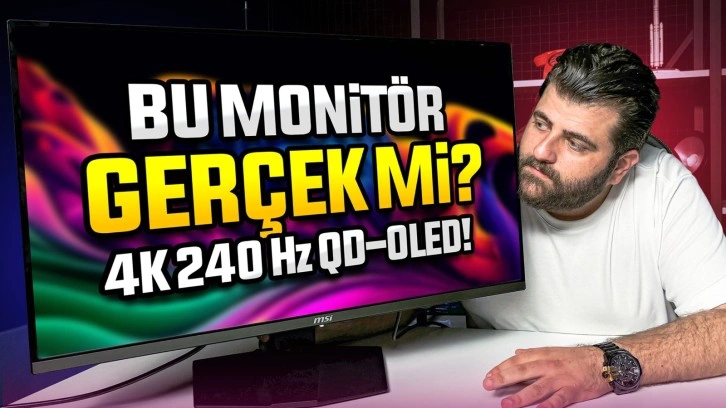 4K 240 Hz OLED monitör! MSI MPG 321URX QD-OLED inceleme