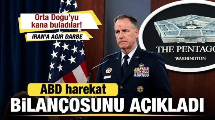 ABD harekat bilançosunu açıkladı! İran'a ağır darbe