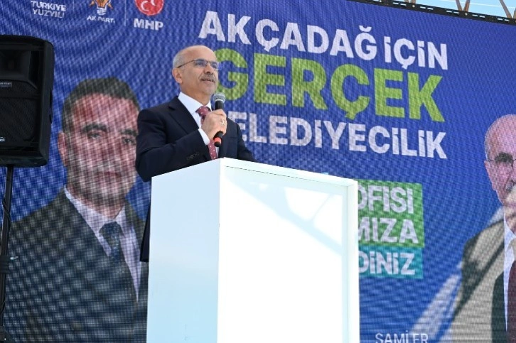 AK Parti Büyükşehir Belediye Başkan Adayı Sami Er, Akçadağ İlçesindeydi