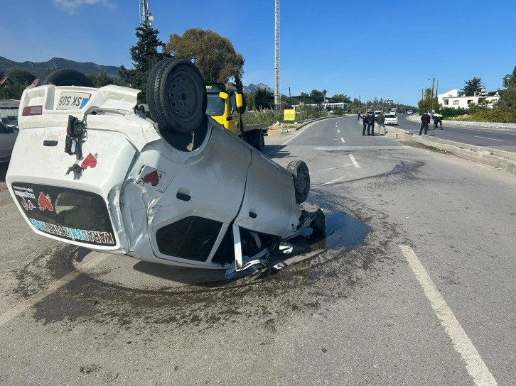 Alsancak’ta kaza:1 kişi yaralandı