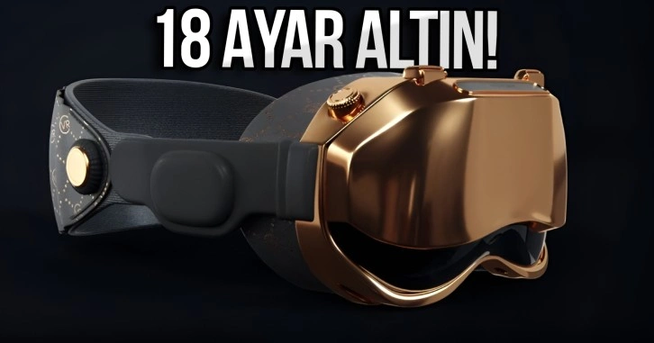 Altın kaplama Apple Vision Pro, fiyatıyla dudak uçuklattı!