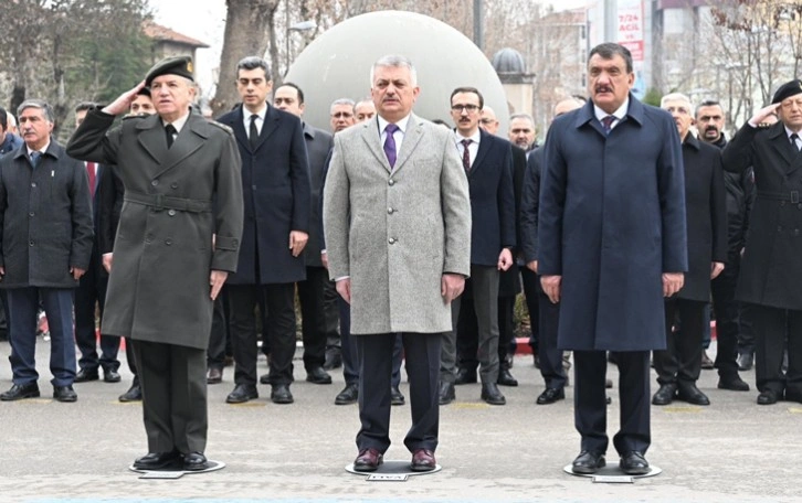 Atatürk'ün Malatya'ya yaptığı ilk ziyaretin 93. yıldönümü Malatya'da törenlerle kutla