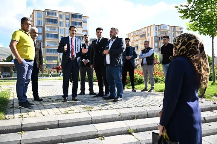 Battalgazi Belediye Başkanı Taşkın, İlçedeki Park ve Yeşil Alanları İnceledi