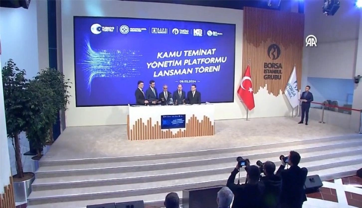 Borsa İstanbul'da gong, Takasbank Kamu Teminat Yönetim Platformu için çaldı