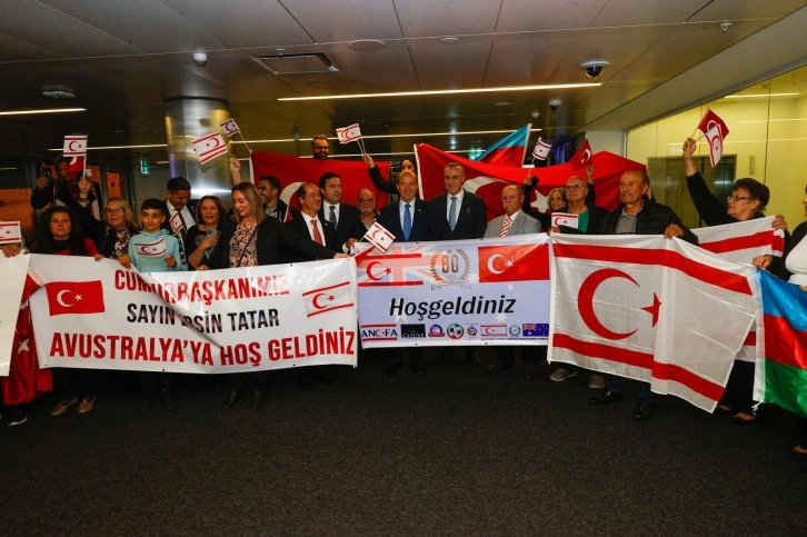 Cumhurbaşkanı Tatar, Canberra ziyaretini tamamlayarak Sydney’e gitti