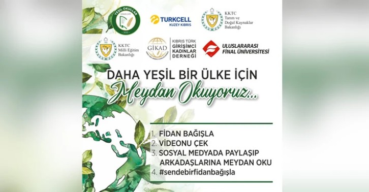 E-fidan kampanyası, &#8220;sendebirfidanbağışla&#8221; Challenge’ı ile ağaç dikimini teşvik ediyor