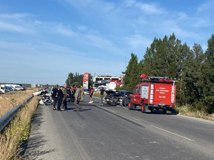 Ercan- İskele anayolunda trafik kazası: 2 ağır yaralı…