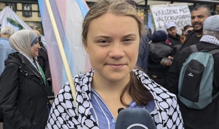 Greta Thunberg: İsrail'in Filistin'deki soykırımı son derece korkunç