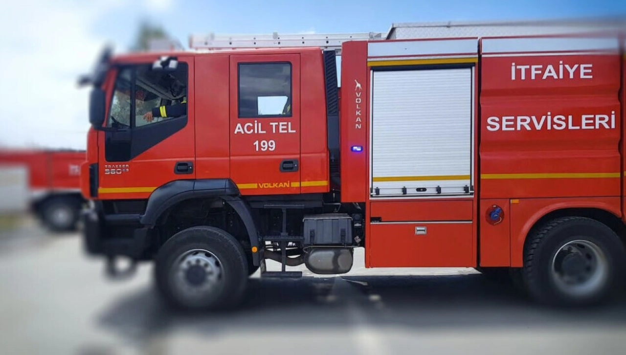 Güvercinlik Yeni Sanayi Bölgesi’ndeki bir iş yerinde yangın