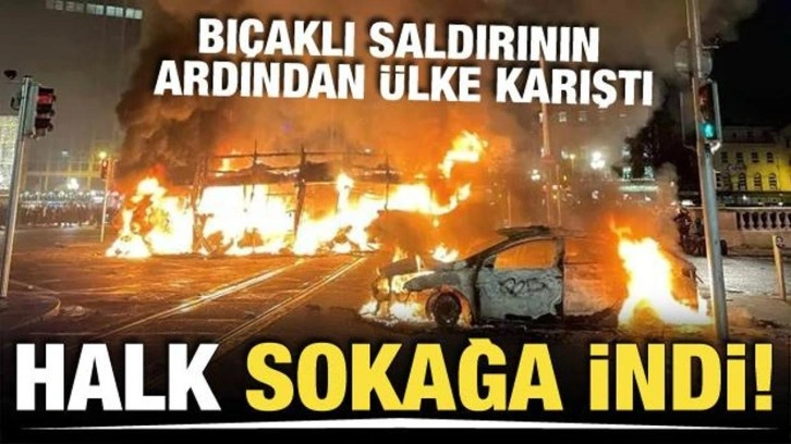 İrlanda savaş alanına döndü! Halk sokağa indi