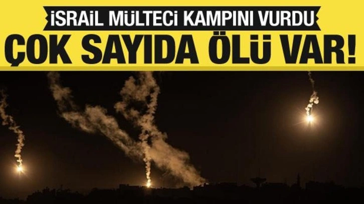 İsrail-Filistin savaşında 45.gün! İsrail Mülteci Kampı'nı vurdu! Çok sayıda ölü var