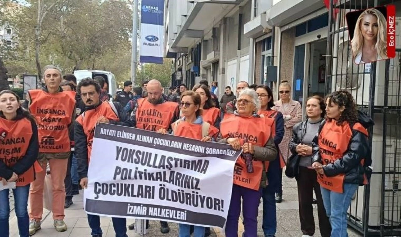 İzmir Halkevleri üyesi Akbaba 'Çocukların kanı bu iktidarın elindedir' dedi