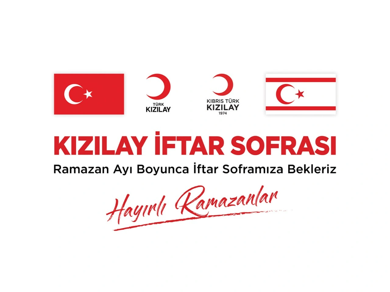 Kıbrıs Türk Kızılay’ı “Ramazan Sofrası” programı düzenliyor