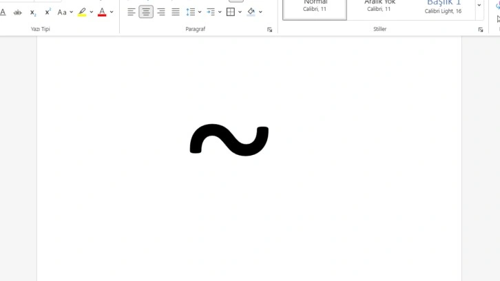 Klavyede Yaklaşık (~) işareti nasıl yapılır?