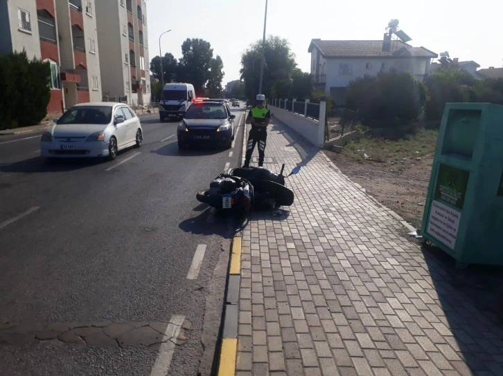 Lefkoşa'da Acil Durum Hastanesi önlerindeki kazada bir kişi yaralandı