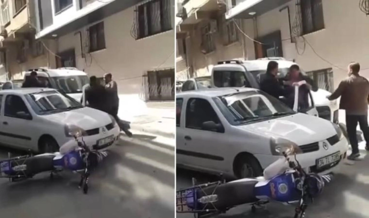 Motosikletliye çarpıp kaçtı: Durdulunca bıçak çekti!