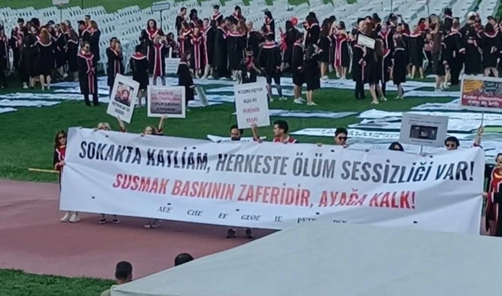 ODTÜ’lülerden kayyum protestosu