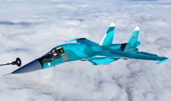 Rus Su-34 savaş uçağı düştü