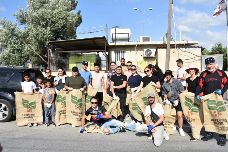 &#8220;Sıfır Atık Çöp Toplama Maratonu&#8221;nun Lefkoşa etabı yapıldı