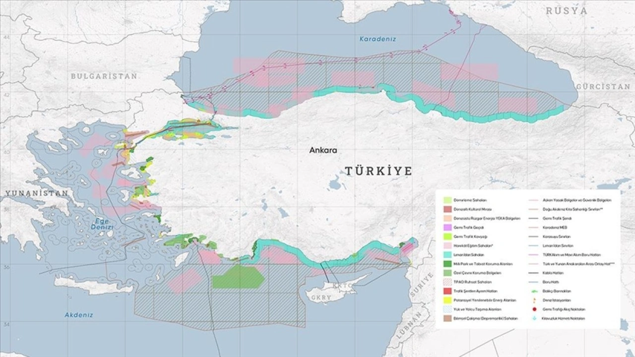 Türkiye'nin Deniz Mekansal Planlamasına ilişkin ilk çalışma yayımlandı