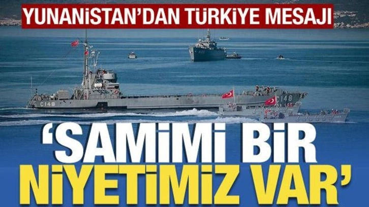 Yunanistan'dan Türkiye açıklaması! Gelecek nesillere huzurlu komşuluk ilişkileri borçlu