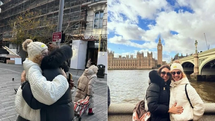 Zuhal Topal ve İnci Türkay, Londra'da buluştu