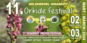 11. Hisarköy Orkide Festivali 2-3 Mart’ta  yapılacak