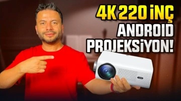 4K 220 inç Android projeksiyon: Vankyo Leisure 495w inceleme!