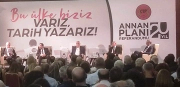 “Annan  Planı, Referandumu Dünden Bugüne” paneli gerçekleştirildi..