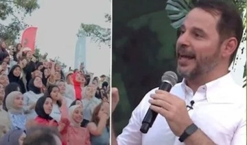 Berat Albayrak TÜGVA'nın kampında ortaya çıktı: Gençlere 'seslendi'