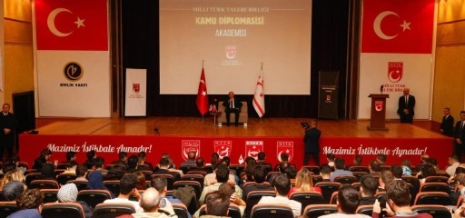 Cumhurbaşkanı Tatar, Kamu Diplomasisi Akademisi'nde konuşma yaptı