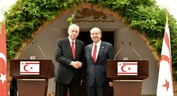 Cumhurbaşkanı Tatar ve Türkiye Cumhurbaşkanı Erdoğan bayramlaştı