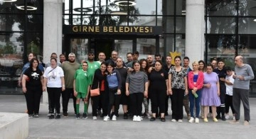 Girne 18 Yaş Üstü Engelli Rehabilitasyon Merkezi öğrencilerinden Şenkul’a ziyaret