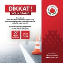 Gönyeli Belediyesi’nden yol kapama duyurusu…