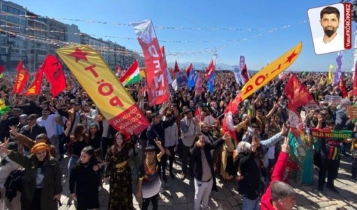 İzmir’de Nevruz ateşi Gündoğu’da yakıldı