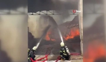 Kahramanmaraş’ta tekstil fabrikasında yangın