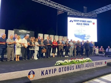 Kayıp Otobüs Anıtı açıldı