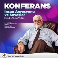 Prof. Dr. Vamık Volkan, Tabipleri Birliği’nde 4 Eylül’de halka açık konferans verecek