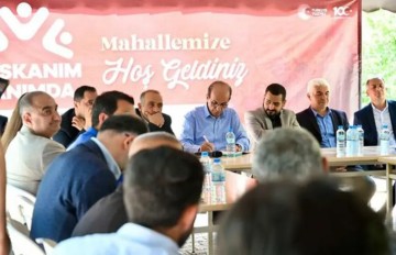 Şahnahan Mahallesi Sakinleri, Başkan Geçit ile Bir Araya Geldi