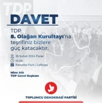 TDP Kurultayı yarın