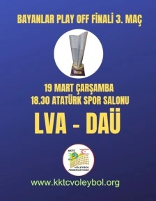 Voleybol kadınlarda finalde üçüncü maç